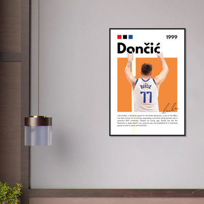 Luka Dončić El Matador Mavericks Framed Poster Vibrantwalls