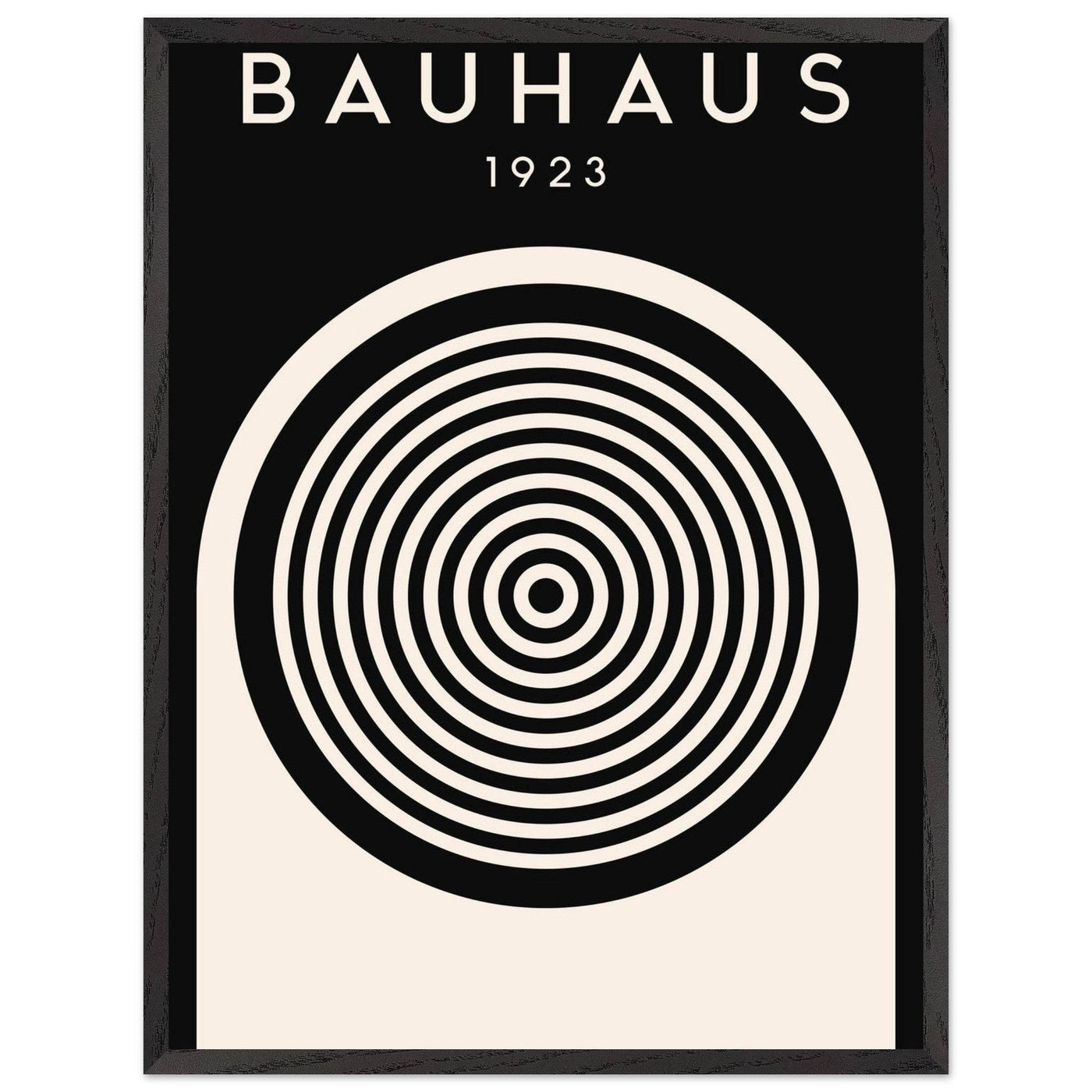 Bauhaus Black & Cream - Vibrantwalls