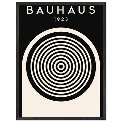 Bauhaus Black & Cream - Vibrantwalls