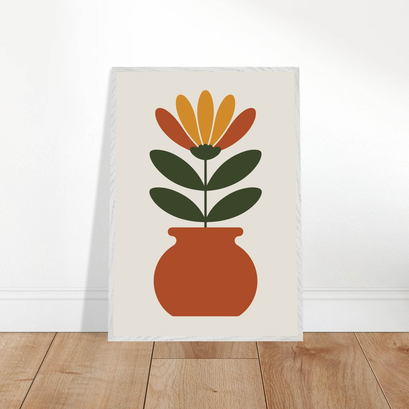 Floral Pot Art - Vibrantwalls