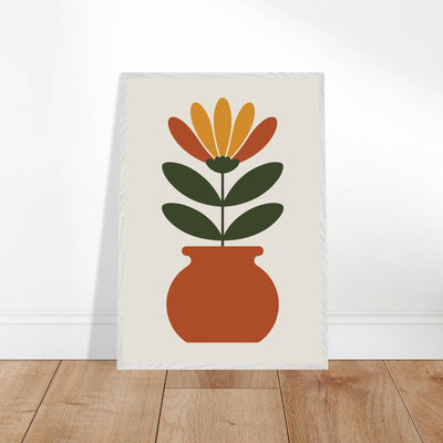 Floral Pot Art - Vibrantwalls
