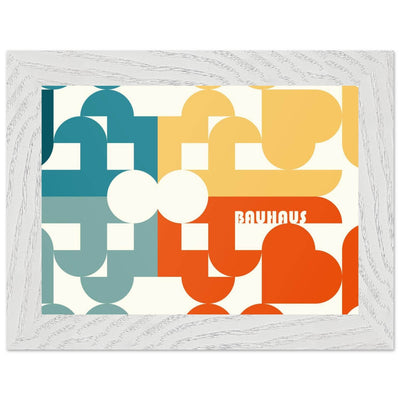 Bauhaus-Style Abstract Geometric Art - Vibrantwalls