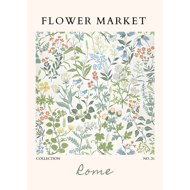 Abstract Floral Pastel Wall Art - Vibrantwalls