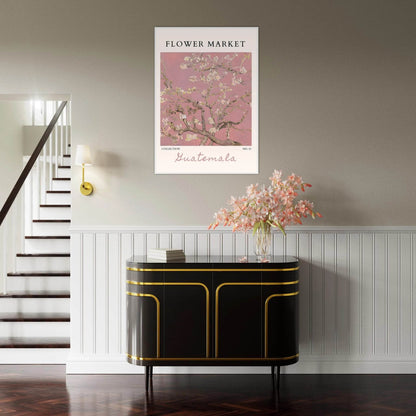 Pink Blossom Nature Framed Poster – Serene Floral Art Print | Ready-to-Hang in Multiple Sizes & Frame Finishes - Vibrantwalls