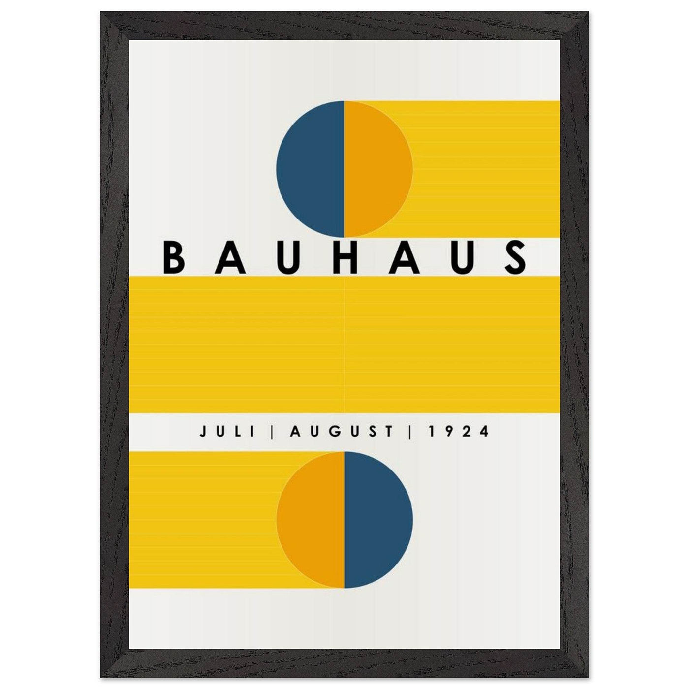 Bauhaus Blue Tunnel Geometric - Vibrantwalls