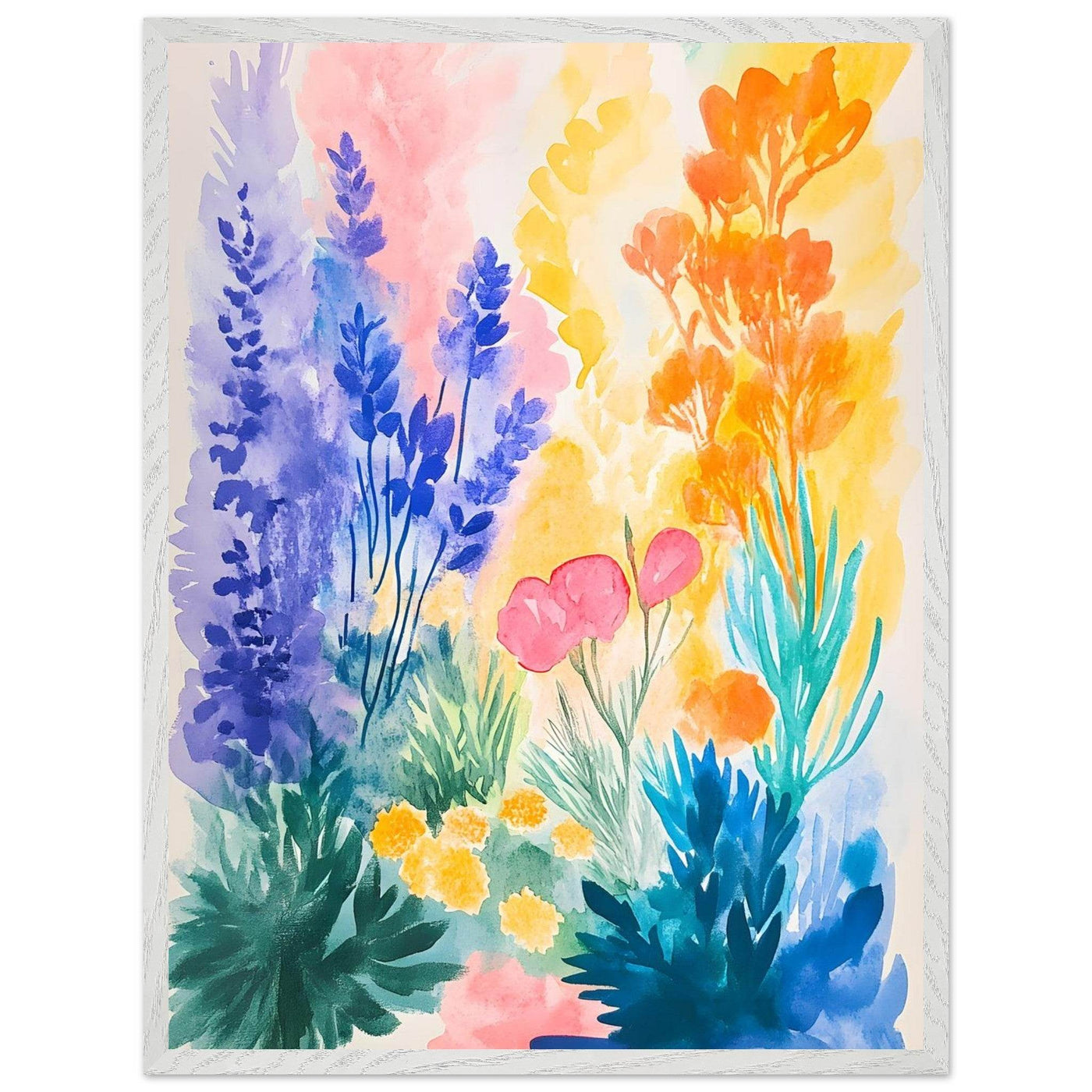 Abstract Floral Garden Matisse - Vibrantwalls