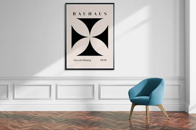 Bauhaus Black & Beige - Vibrantwalls