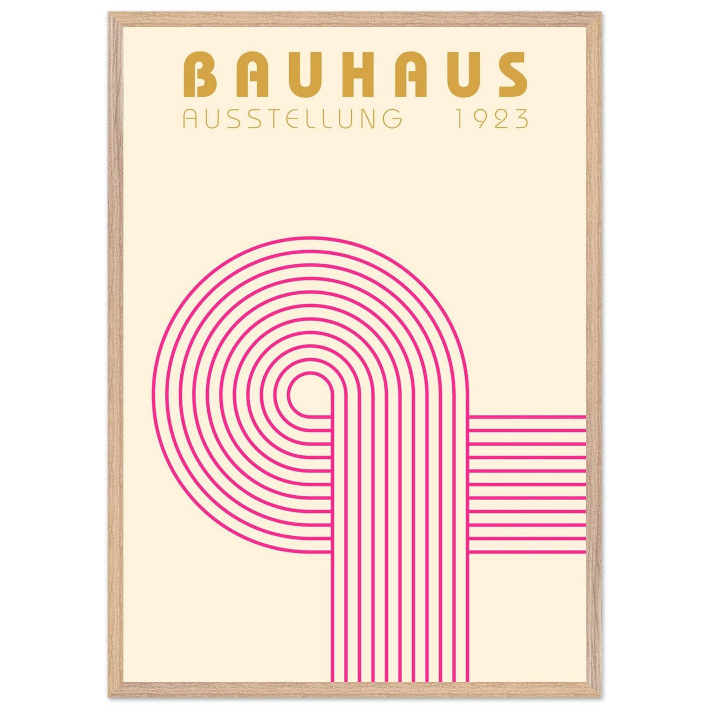 Bauhaus Pink Pop Decor for Modern Home Aesthetics - Vibrantwalls