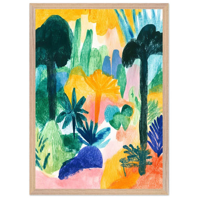Abstract Tropical - Vibrantwalls
