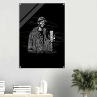 Snoop Dogg 'Scribble' Acrylic Print – Iconic, Modern Hip-Hop Wall Art - Vibrantwalls