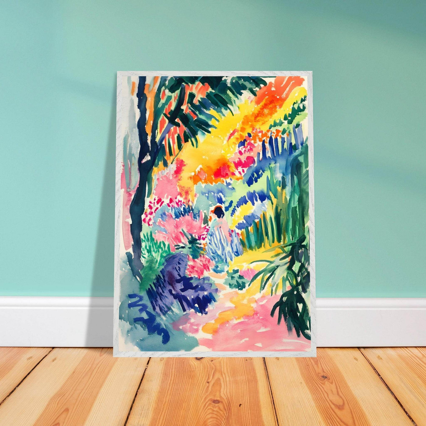 Vibrant Abstract Garden Henri Matisse - Vibrantwalls