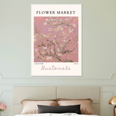 Pink Blossom Nature Framed Poster – Serene Floral Art Print | Ready-to-Hang in Multiple Sizes & Frame Finishes - Vibrantwalls