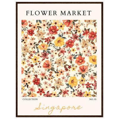 Flower Market Collection Framed Posters – Vibrant Floral Art Prints | Ready-to-Hang in Your Choice of Frame - Vibrantwalls