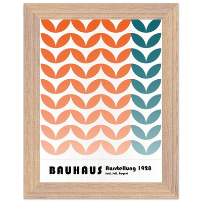 Bauhaus-Style The Blue Waves - Vibrantwalls