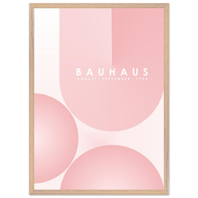 Bauhaus Soft Pink Geometric Design for Contemporary Spaces - Vibrantwalls
