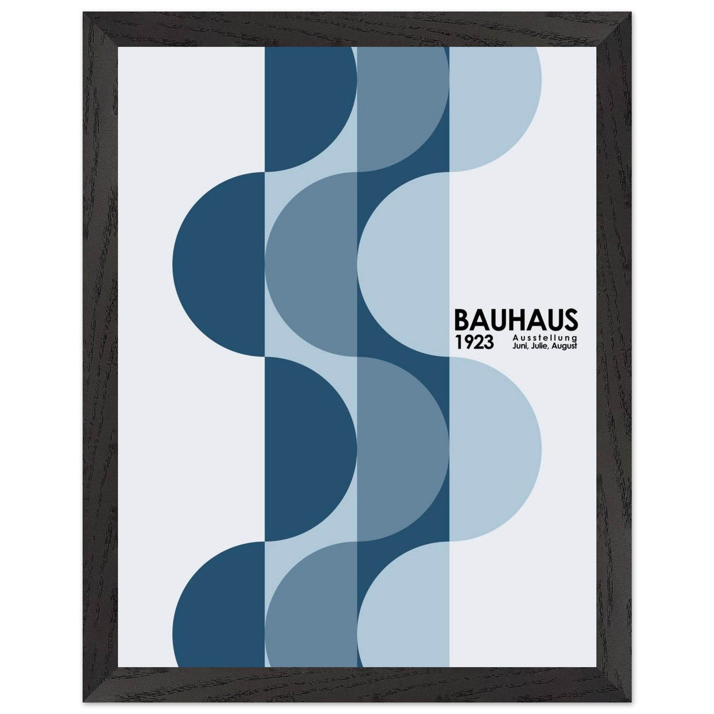Bauhaus-Style The Blue Design - Vibrantwalls