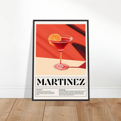 Martinez Cocktail - Vibrantwalls