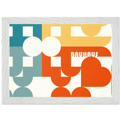 Bauhaus-Style Abstract Geometric Art - Vibrantwalls