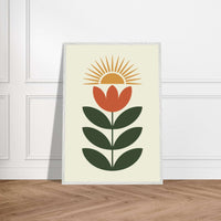 Abstract Floral Sun - Vibrantwalls
