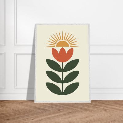 Abstract Floral Sun - Vibrantwalls