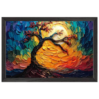 Impasto Tree of Life Poster - Vibrantwalls