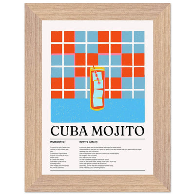 Cuba Mojito Cocktail Recipe - Vibrantwalls