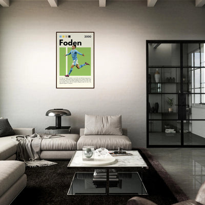 Phil Foden Manchester City Football Legend Poster Vibrantwalls