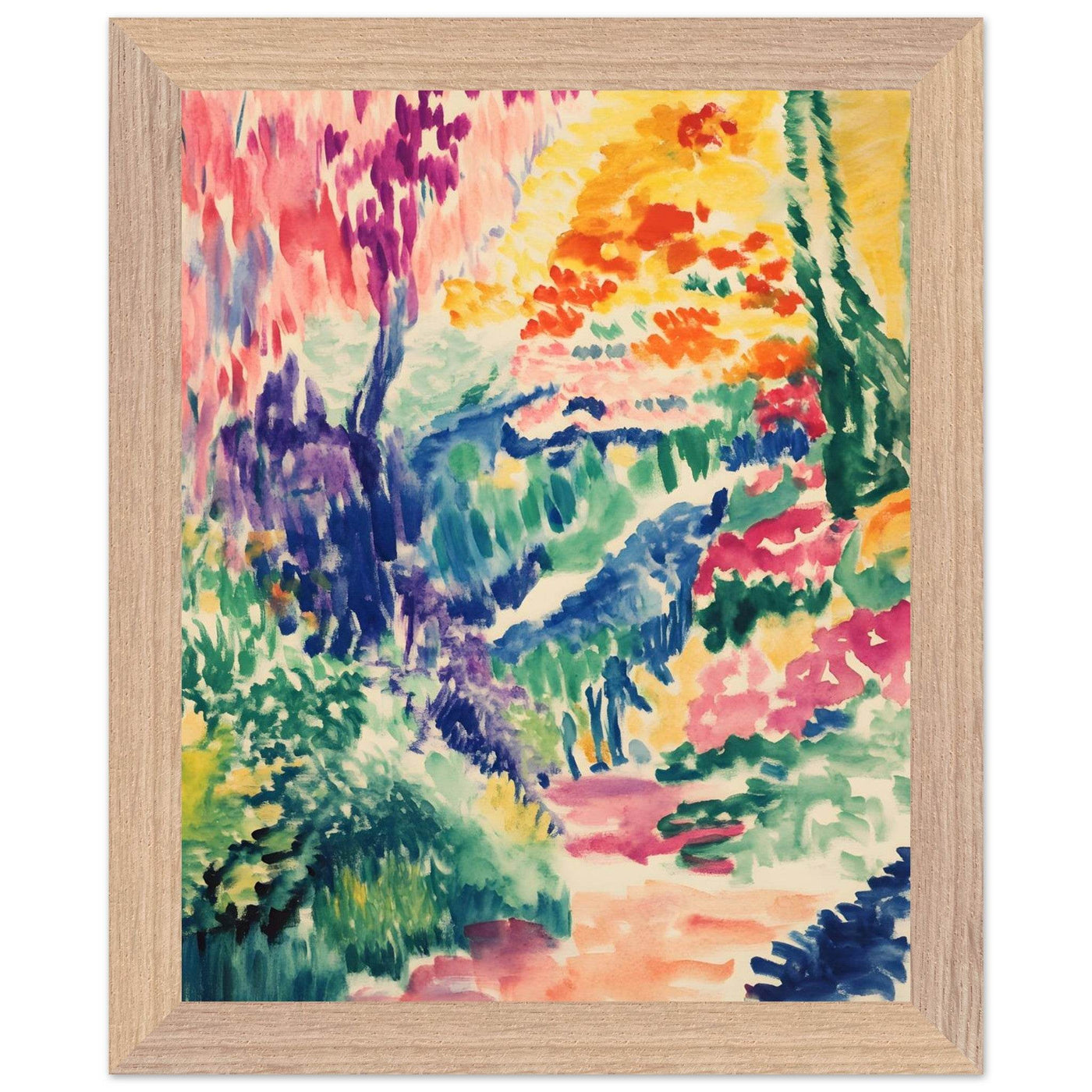 Abstract Garden Delights Henri Matisse - Vibrantwalls