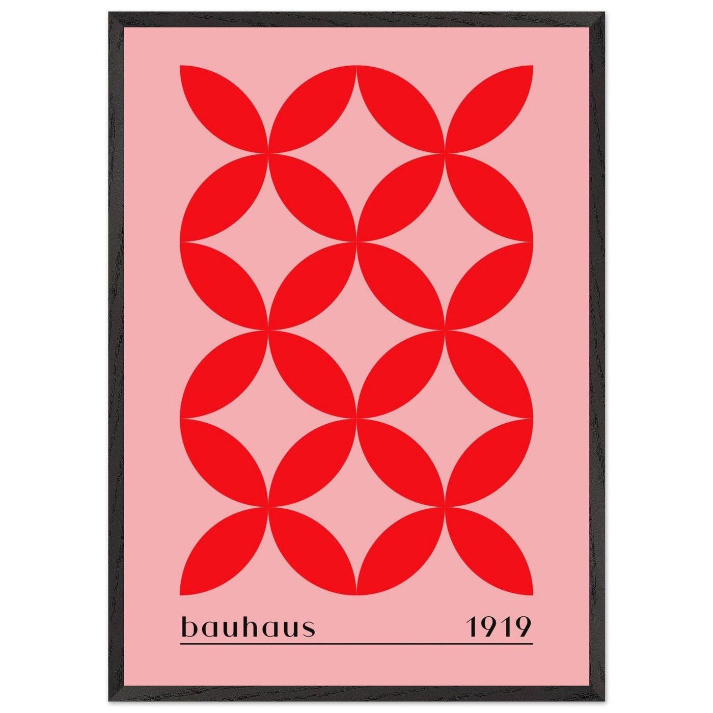 Bauhaus Minimalist Bold Red Geometric Design - Vibrantwalls