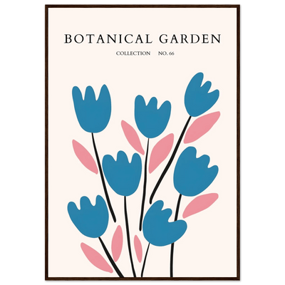 Abstract Botanical Garden Framed Poster – Modern Floral Art Print | Ready-to-Hang in Various Sizes & Frames - Vibrantwalls
