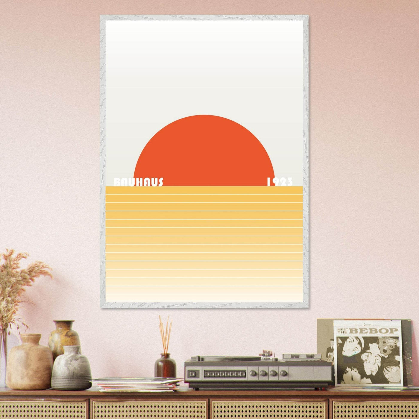Bauhaus Sunset Abstraction - Vibrantwalls