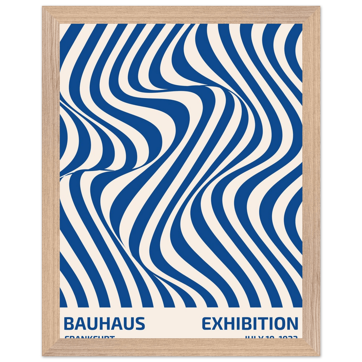 Bauhaus Ausstellung 1923 Op Art Wavy - Vibrantwalls