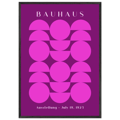 Bauhaus Pink & Purple Abstract - Vibrantwalls