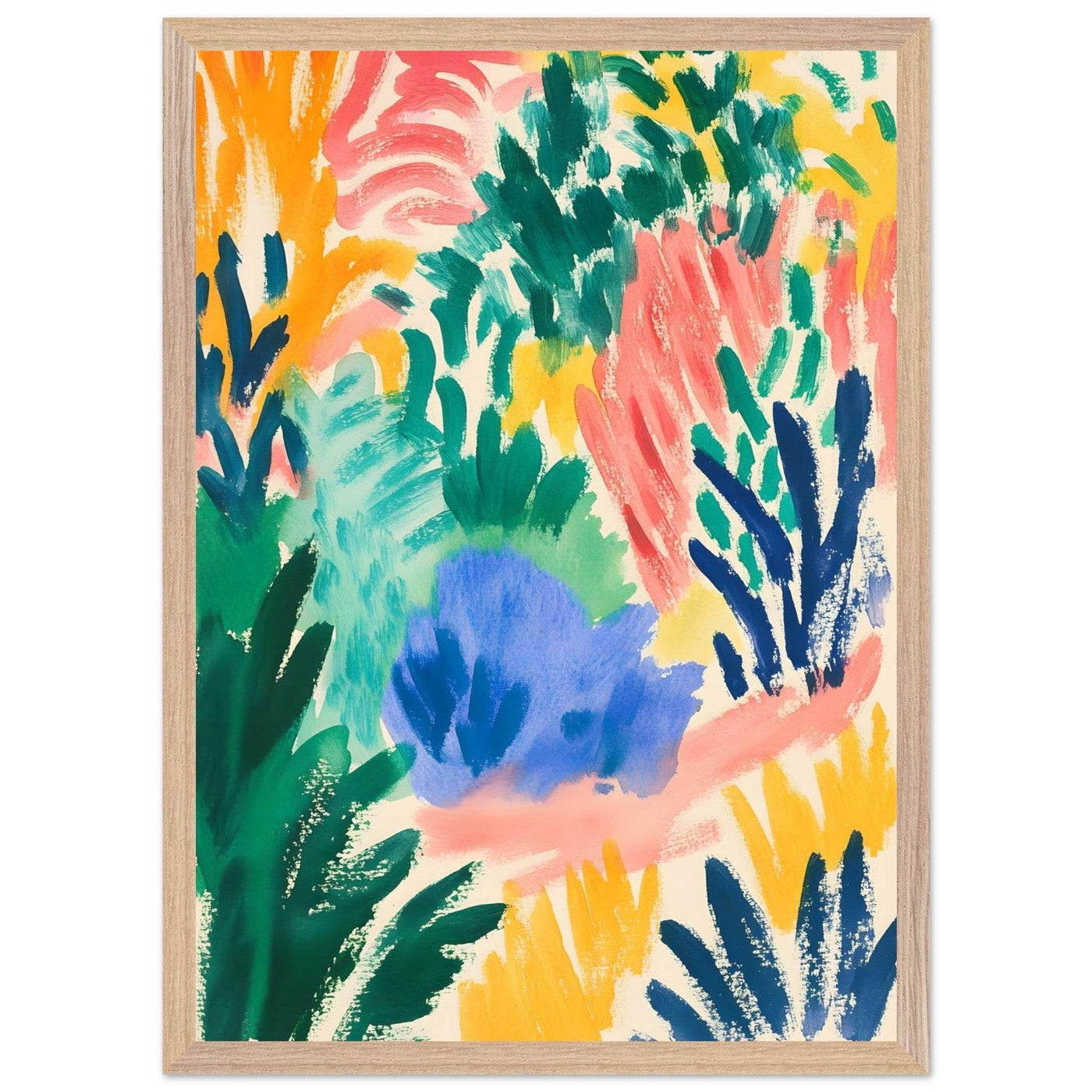 Abstract Floral Delight - Vibrantwalls