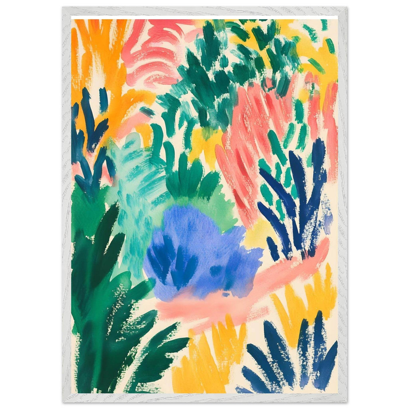 Abstract Floral Delight - Vibrantwalls