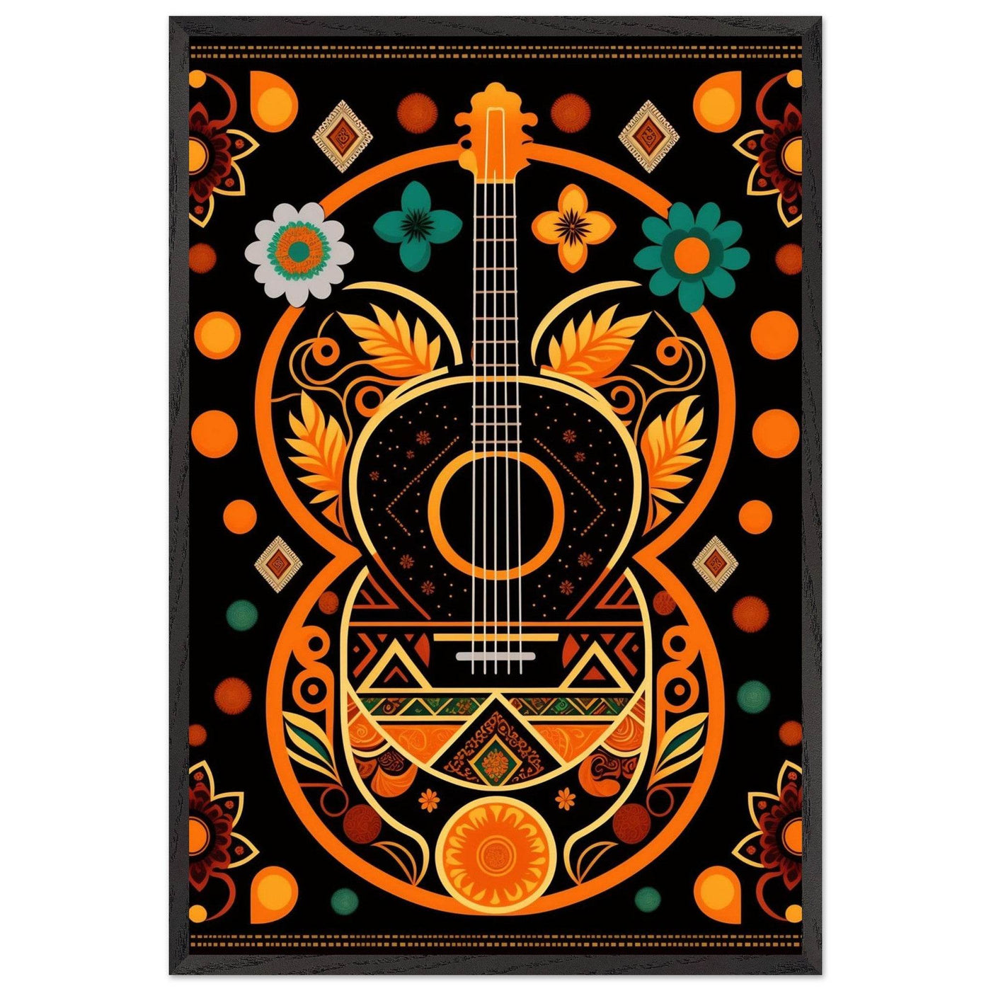 Boho Guitar Dreams - Vibrantwalls