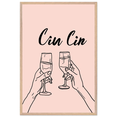 Cin Cin Toast Art Print - Vibrantwalls