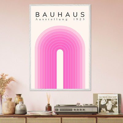 Bauhaus Pink Gradient Arch - Vibrantwalls