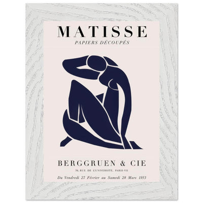 Papiers Découpés Blue Nude II Artwork - Elegant Piece for Your Space - Vibrantwalls