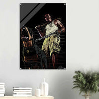 Connor McGregor & Rottweiler Sketch Acrylic Print – Dynamic, Modern, Conversation-Starting Wall Art - Vibrantwalls