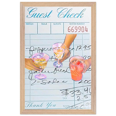 Guest Check Cocktail - Vibrantwalls