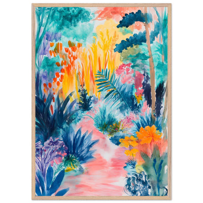 Abstract Tropical Garden Matisse I - Vibrantwalls