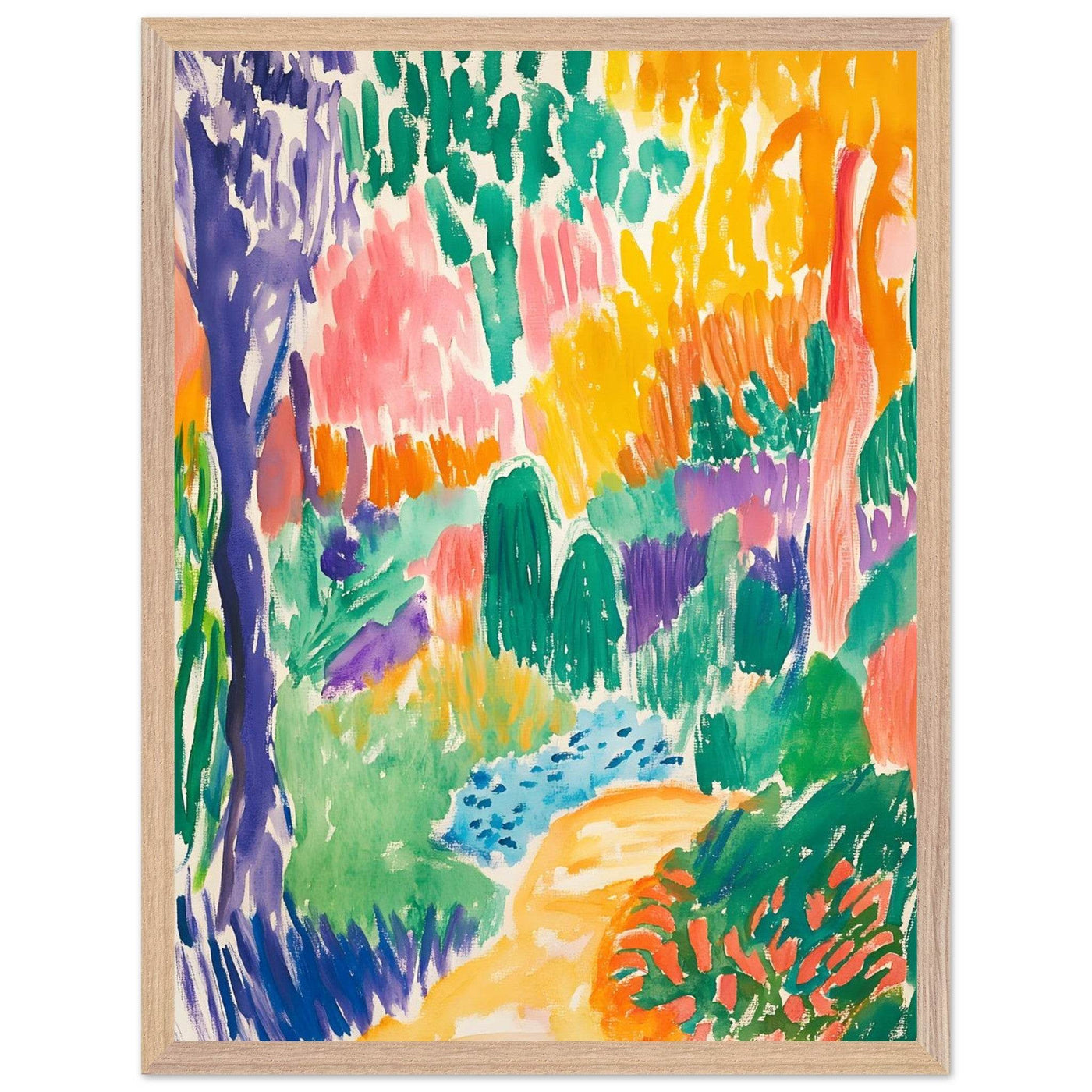 Henri Matisse Abstract Garden Scene - Vibrantwalls