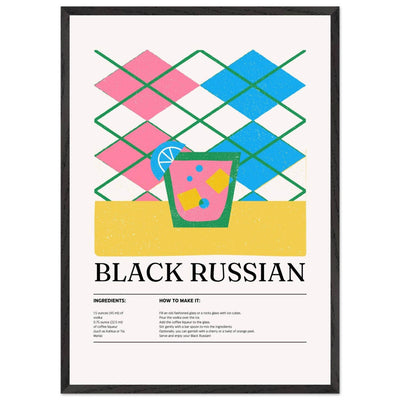 Black Russian Cocktail Recipe - Vibrantwalls