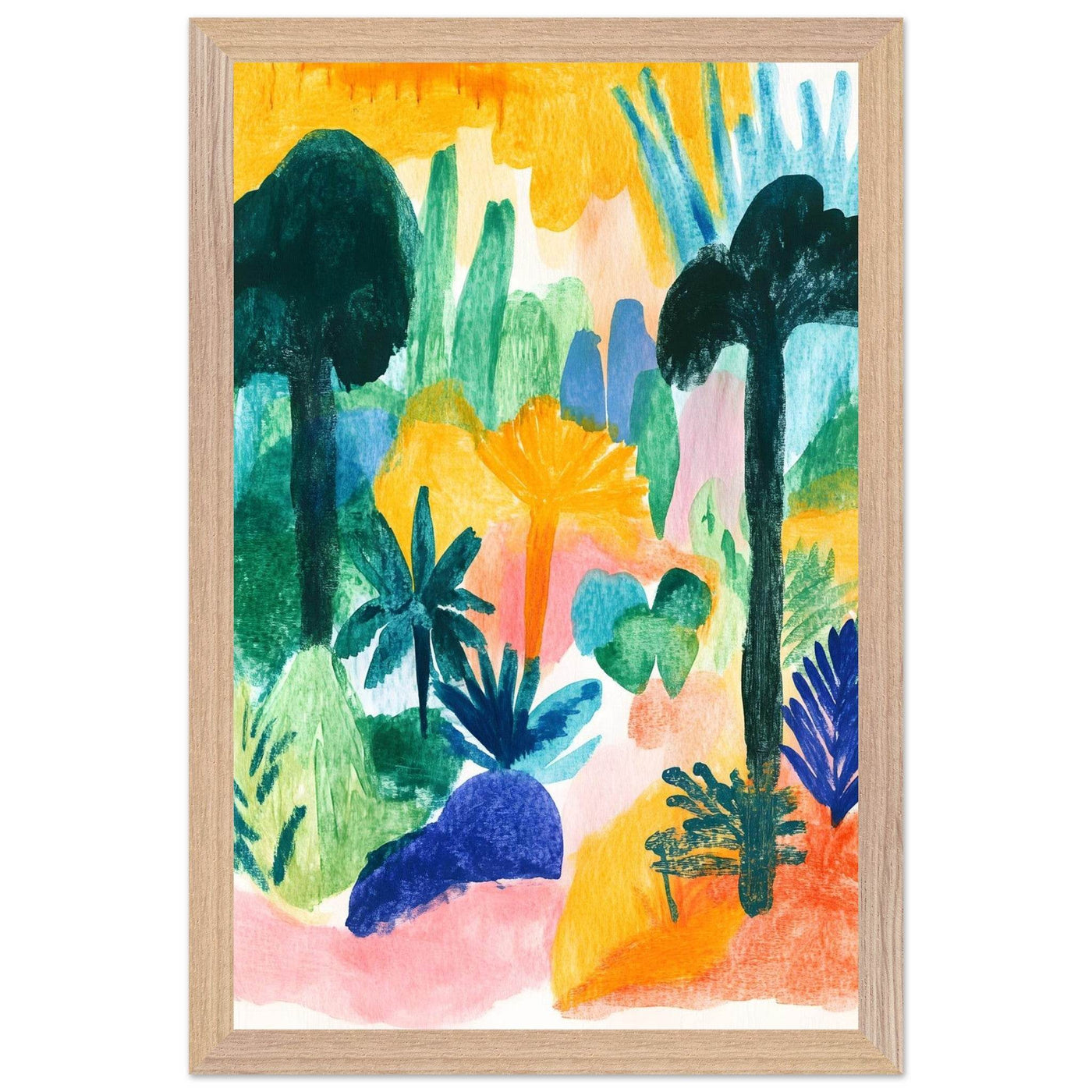 Abstract Tropical - Vibrantwalls