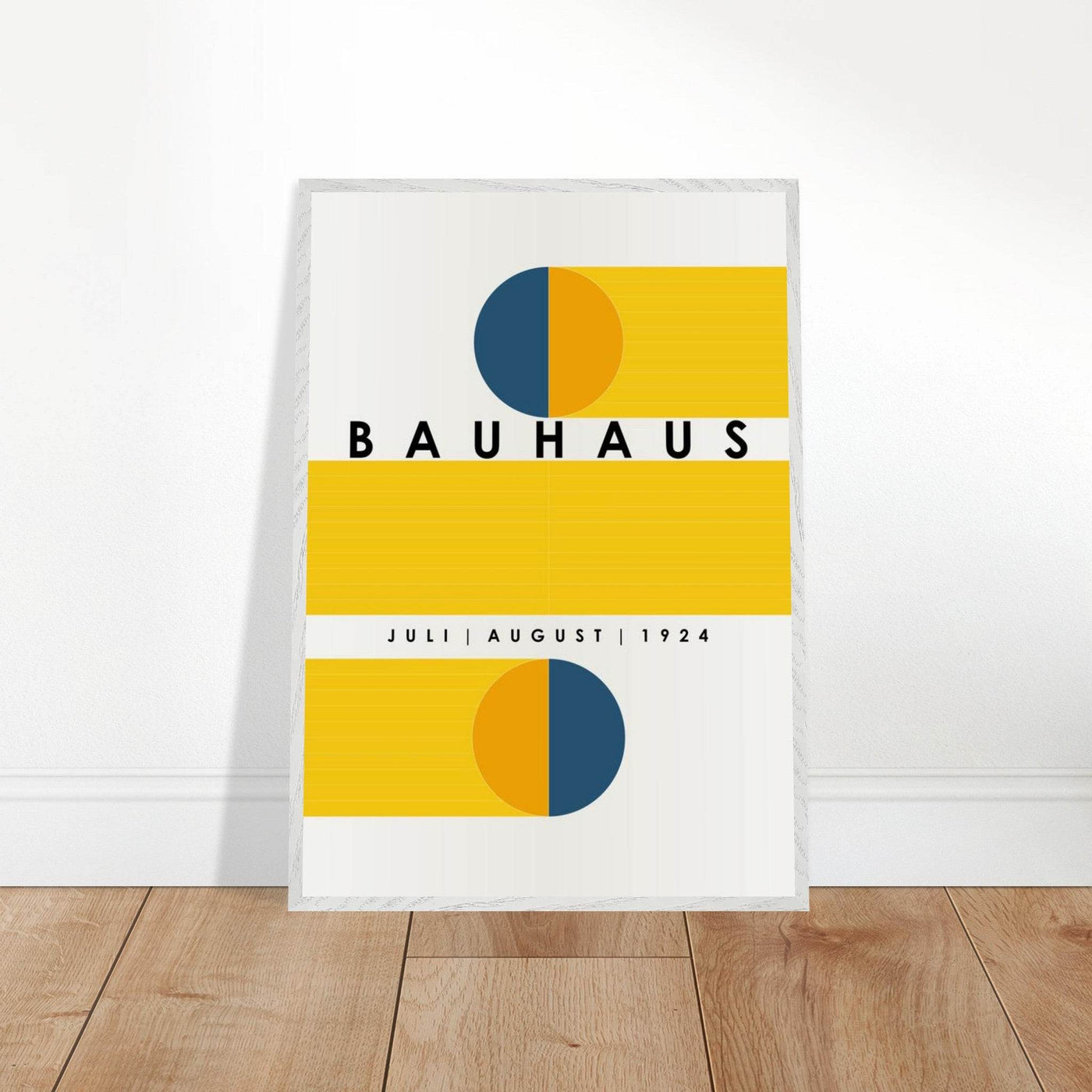 Bauhaus Blue Tunnel Geometric - Vibrantwalls