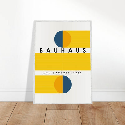 Bauhaus Blue Tunnel Geometric - Vibrantwalls