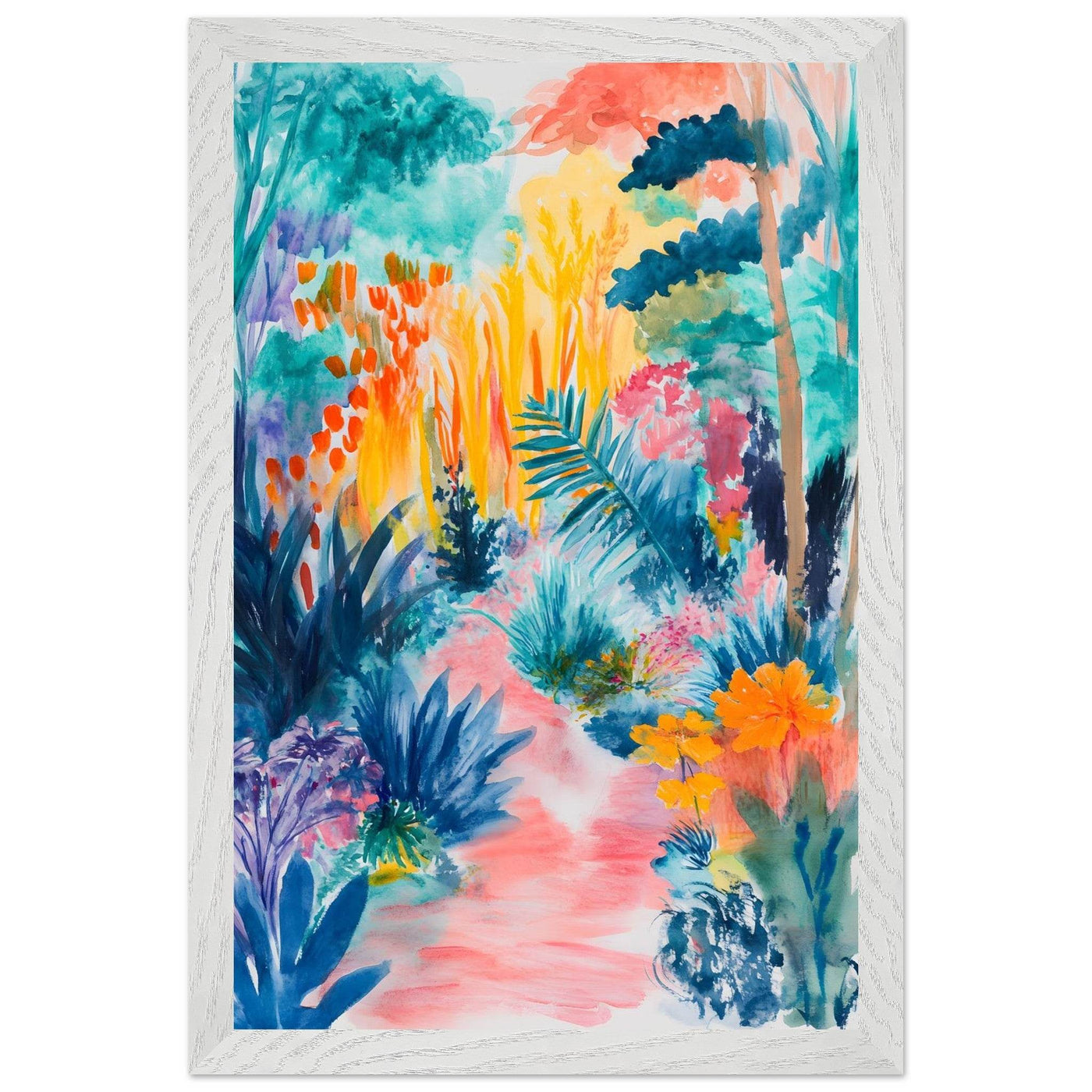 Abstract Tropical Garden Matisse I - Vibrantwalls