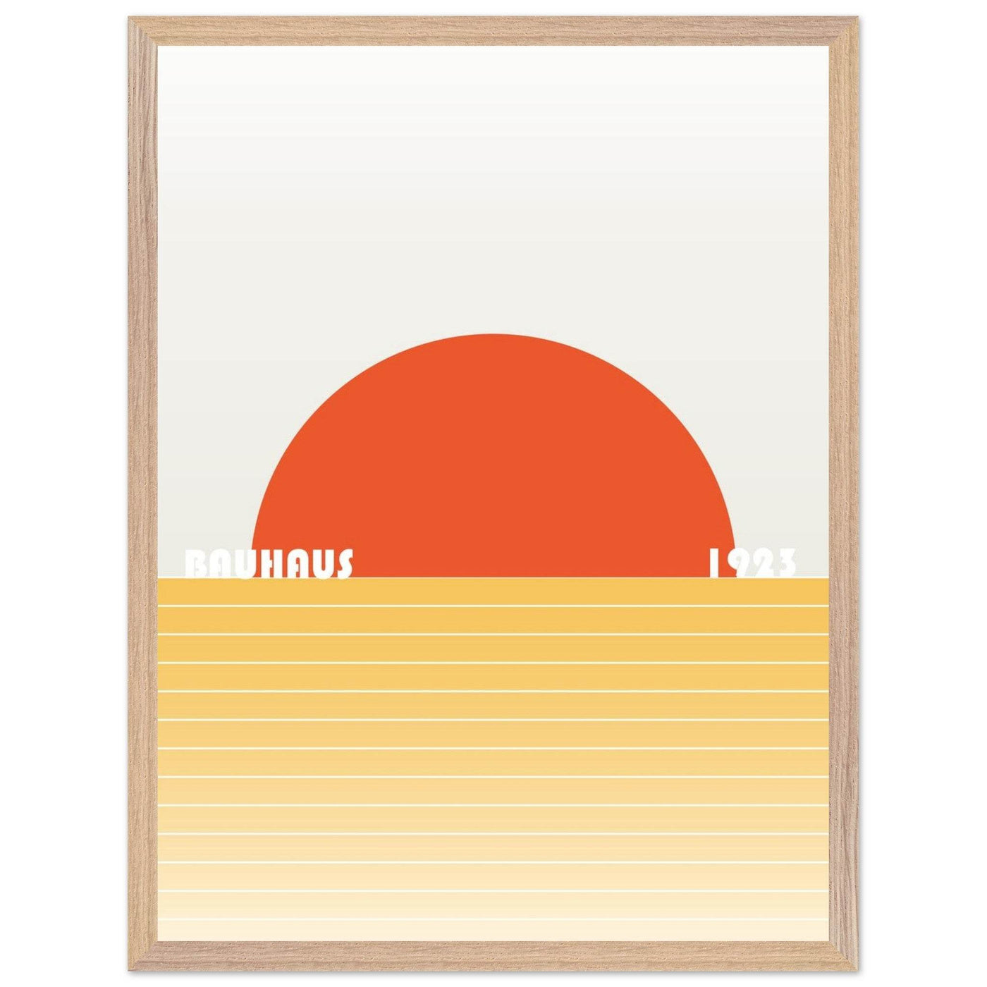 Bauhaus Sunset Abstraction - Vibrantwalls