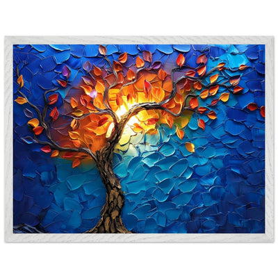 Vibrant Tree of Life Palette Knife Art - Vibrantwalls